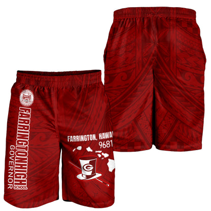 Hawaii Farrington High School Men Short - Governor Hawaii Patterns