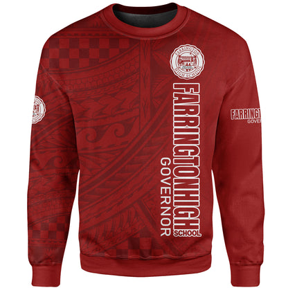 Hawaii Farrington High School Sweatshirt - Governor Hawaii Patterns