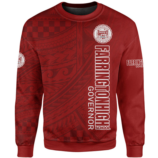 Hawaii Farrington High School Sweatshirt - Governor Hawaii Patterns