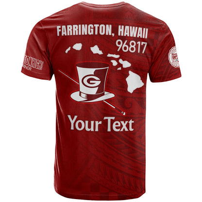 Hawaii Farrington High School T-Shirt - Custom Governor Hawaii Patterns