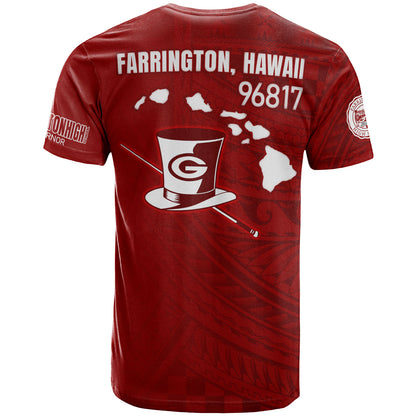 Hawaii Farrington High School T-Shirt - Custom Governor Hawaii Patterns