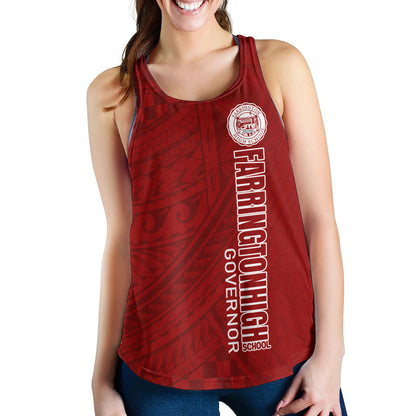 Hawaii Farrington High School Women Tank - Governor Hawaii Patterns