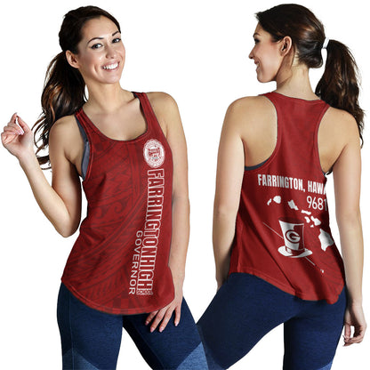 Hawaii Farrington High School Women Tank - Governor Hawaii Patterns