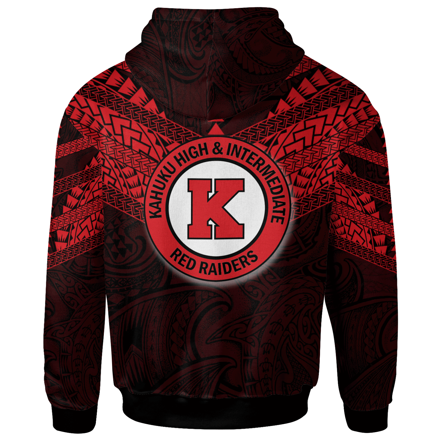 Hawaii Custom Personalised Hoodie - Kahuku High And Intermediate School Logo