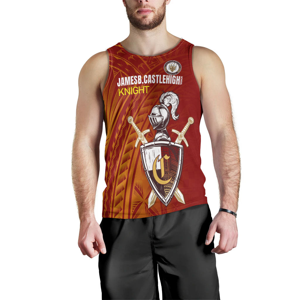 Hawaii James B. Castle High School Tank Top - Knights With Shield Hawaii Patterns
