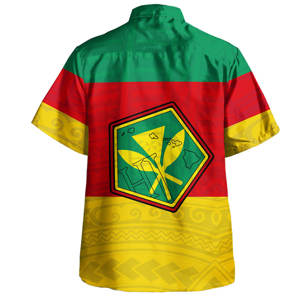 Hawaii Hawaiian Shirt Custom Kanaka King Flag