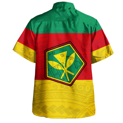 Hawaii Hawaiian Shirt Custom Kanaka King Flag