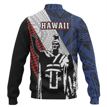Hawaii Baseball Jacket Kanaka Maoli Cover Kakau Polynesian