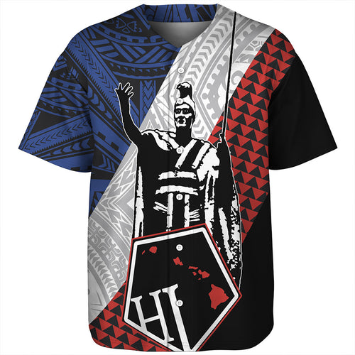Hawaii Baseball Shirt Kanaka Maoli Cover Kakau Polynesian