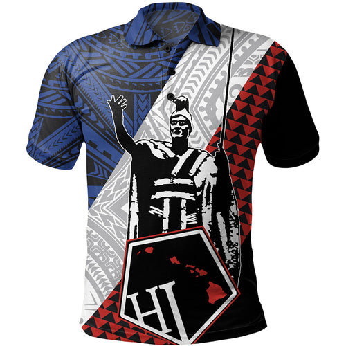 Hawaii Polo Shirt Kanaka Maoli Cover Kakau Polynesian