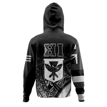 Hawaii Hoodie Kanaka Tribal Style Gradient