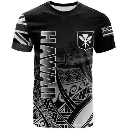 Hawaii T-Shirt Kanaka Tribal Style Gradient