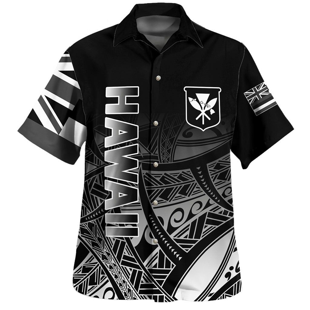 Hawaii Hawaiian Shirt Kanaka Tribal Style Gradient