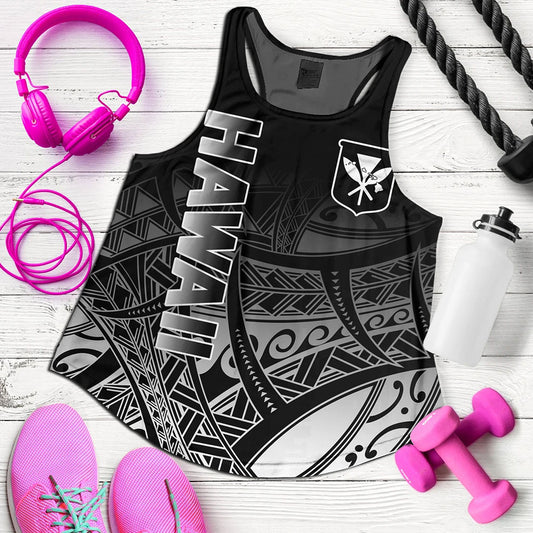 Hawaii Women Tank Kanaka Tribal Style Gradient