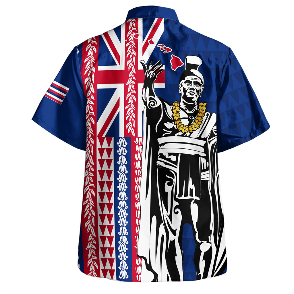Hawaii Hawaiian Shirt King Aloha Flag With Flower Lie Beautiful
