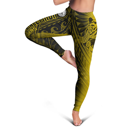 Hawaii McKinley High School Legging - Tigers Mascot Hawaii Patterns
