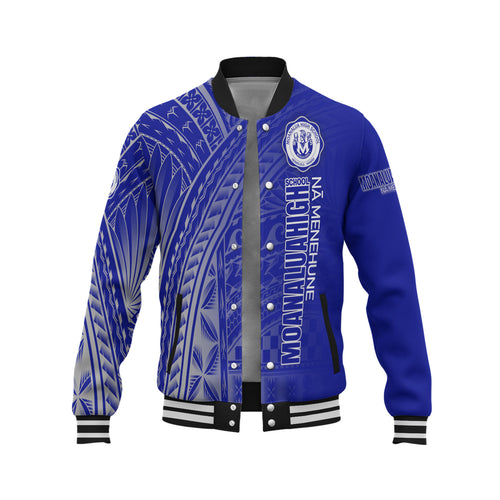 Hawaii Moanalua High School Baseball Jacket - Moanalua Na Menehune Hawaii Patterns