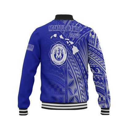 Hawaii Moanalua High School Baseball Jacket - Moanalua Na Menehune Hawaii Patterns