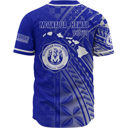 Hawaii Moanalua High School Baseball Shirt - Moanalua High School Hawaii Patterns