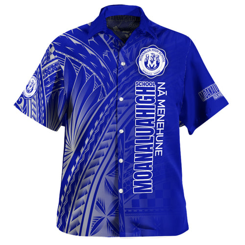 Hawaii Moanalua High School Hawaiian Shirt - Moanalua Na Menehune Hawaii Patterns