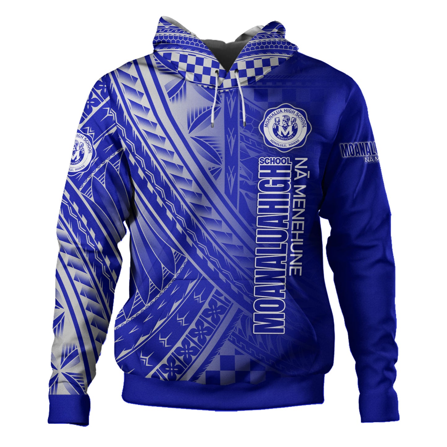 Hawaii Moanalua High School Hoodie - Custom Moanalua Na Menehune Hawaii Patterns