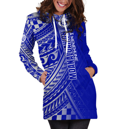 Hawaii Moanalua High School Hoodie Dress - Moanalua Na Menehune Hawaii Patterns