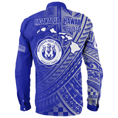 Hawaii Moanalua High School Long Sleeve Shirt - Moanalua NÃ„Â Menehune Hawaii Patterns