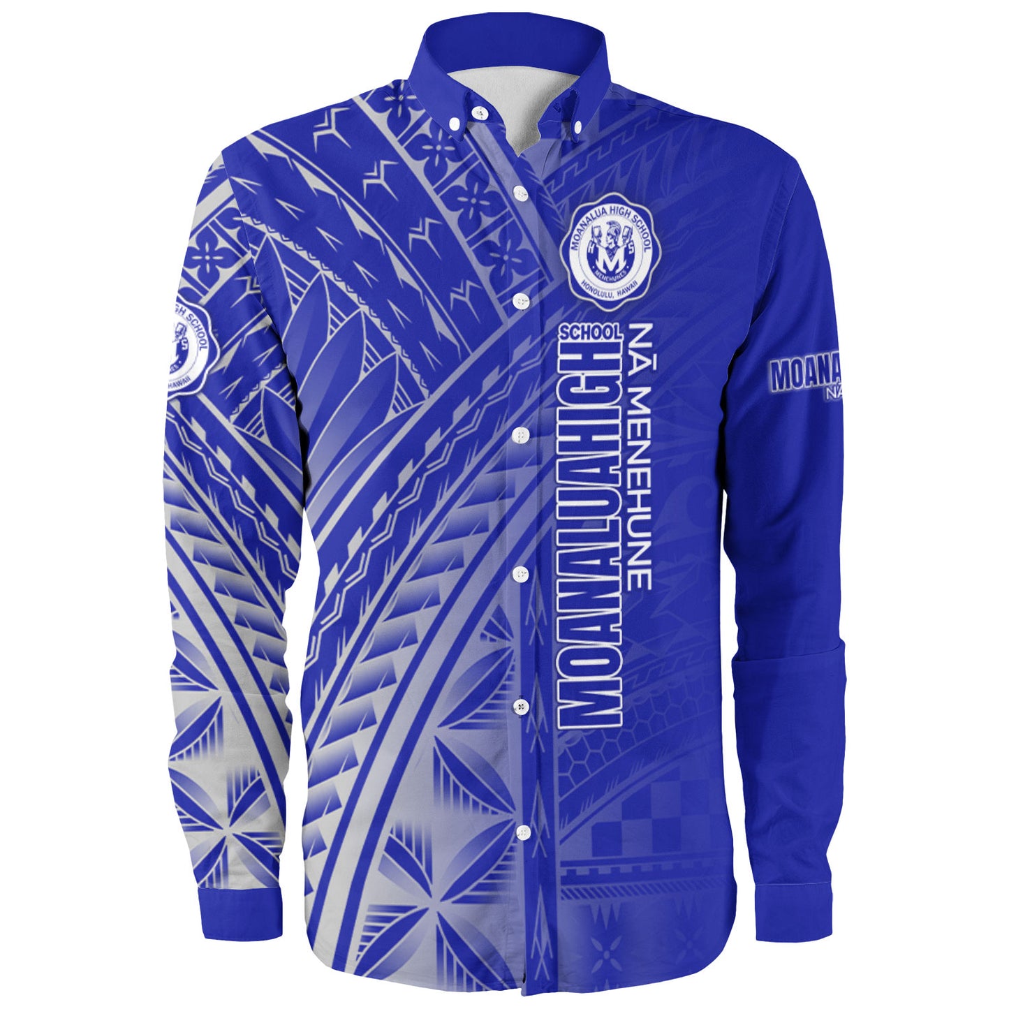 Hawaii Moanalua High School Long Sleeve Shirt - Moanalua NÃ„Â Menehune Hawaii Patterns