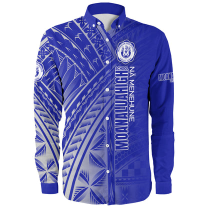 Hawaii Moanalua High School Long Sleeve Shirt - Moanalua NÃ„Â Menehune Hawaii Patterns