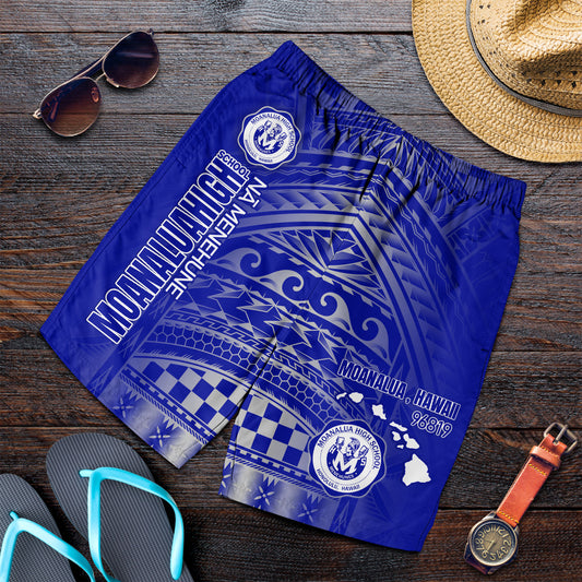 Hawaii Moanalua High School Men Short - Moanalua NÃ„Â Menehune Hawaii Patterns