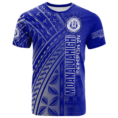 Hawaii Moanalua High School T-Shirt - Custom Moanalua Na Menehune Hawaii Patterns