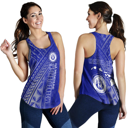 Hawaii Moanalua High School Women Tank - Moanalua Na Menehune Hawaii Patterns