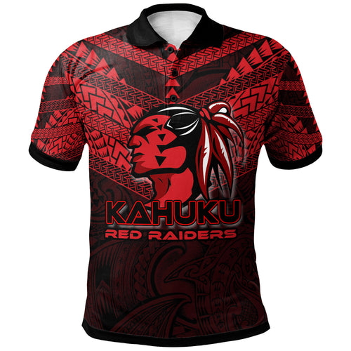 Hawaii Custom Personalised Polo Shirt - Kahuku High And Intermediate School Logo