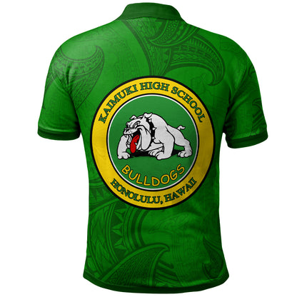 Hawaii Custom Personalised Polo Shirt - Kaimuki High School Logo