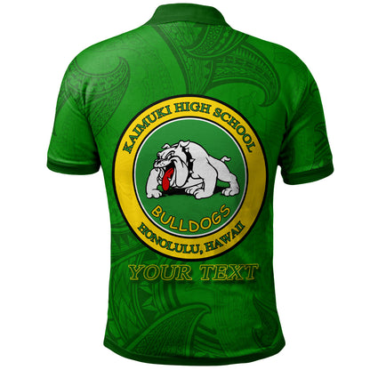 Hawaii Custom Personalised Polo Shirt - Kaimuki High School Logo