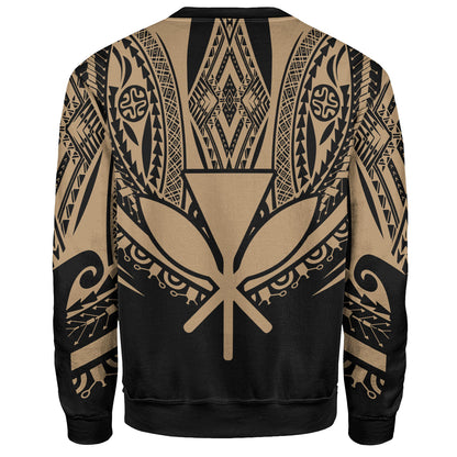 Hawaii Custom Personalised Sweatshirt Polynesian Tattoo Style