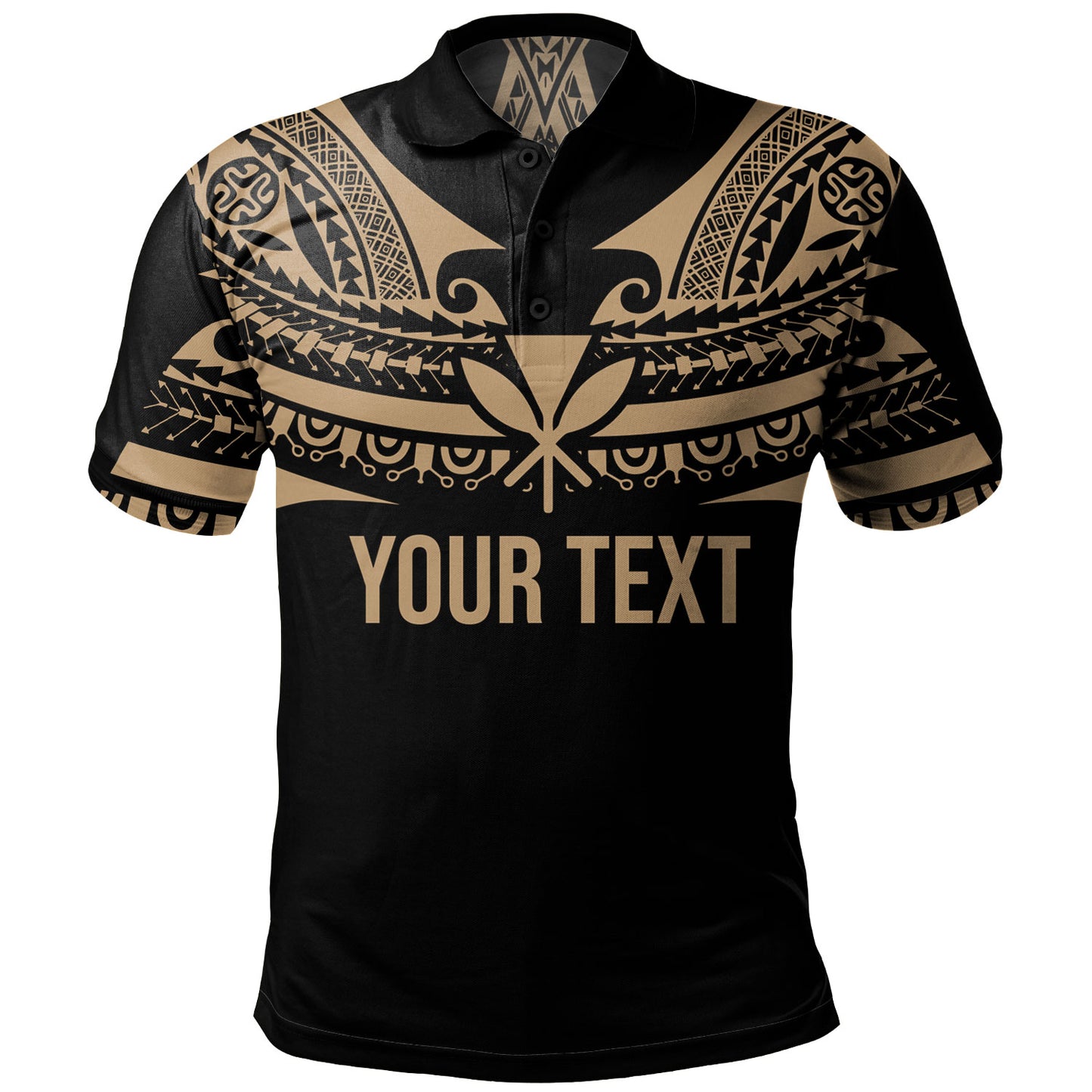 Hawaii Custom Personalised Polo Shirt Polynesian Tattoo Style