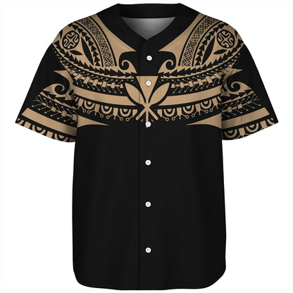 Hawaii Custom Personalised Baseball Shirt Polynesian Tattoo Style