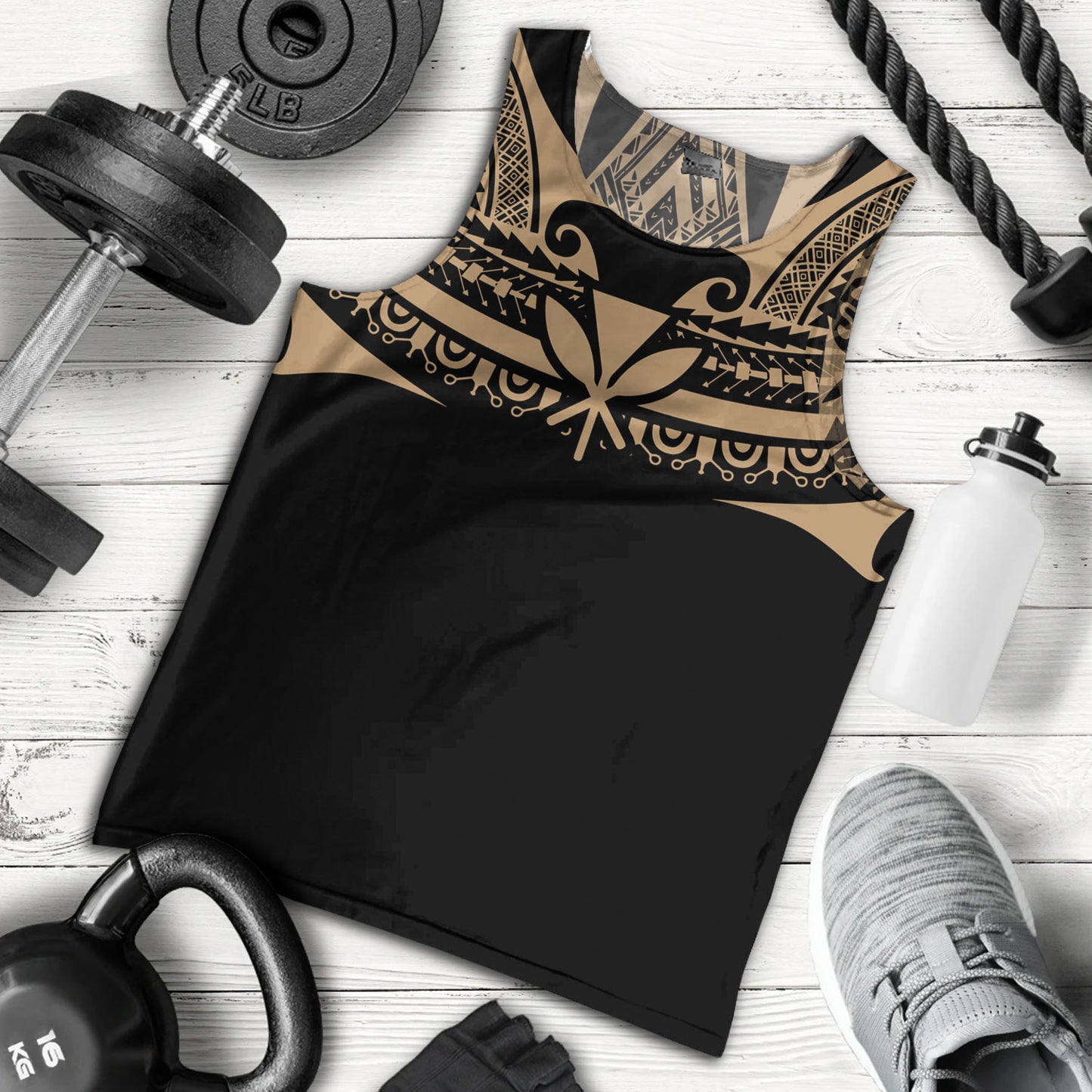 Hawaii Custom Personalised Tank Top Polynesian Tattoo Style