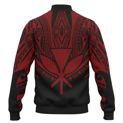 Hawaii Custom Personalised Baseball Jacket Polynesian Tattoo Style