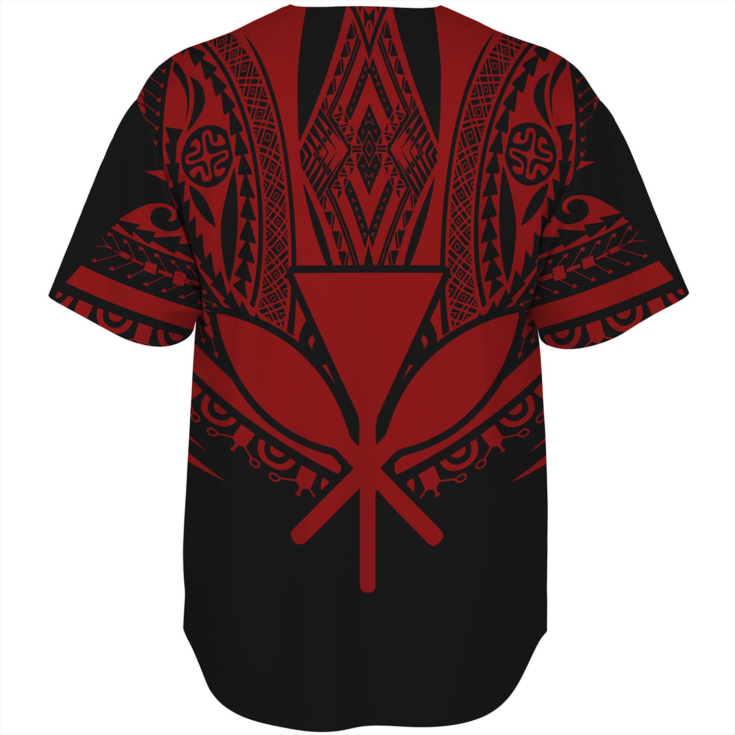 Hawaii Custom Personalised Baseball Shirt Polynesian Tattoo Style
