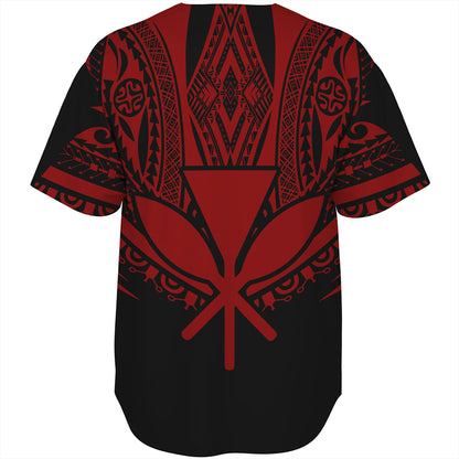Hawaii Custom Personalised Baseball Shirt Polynesian Tattoo Style