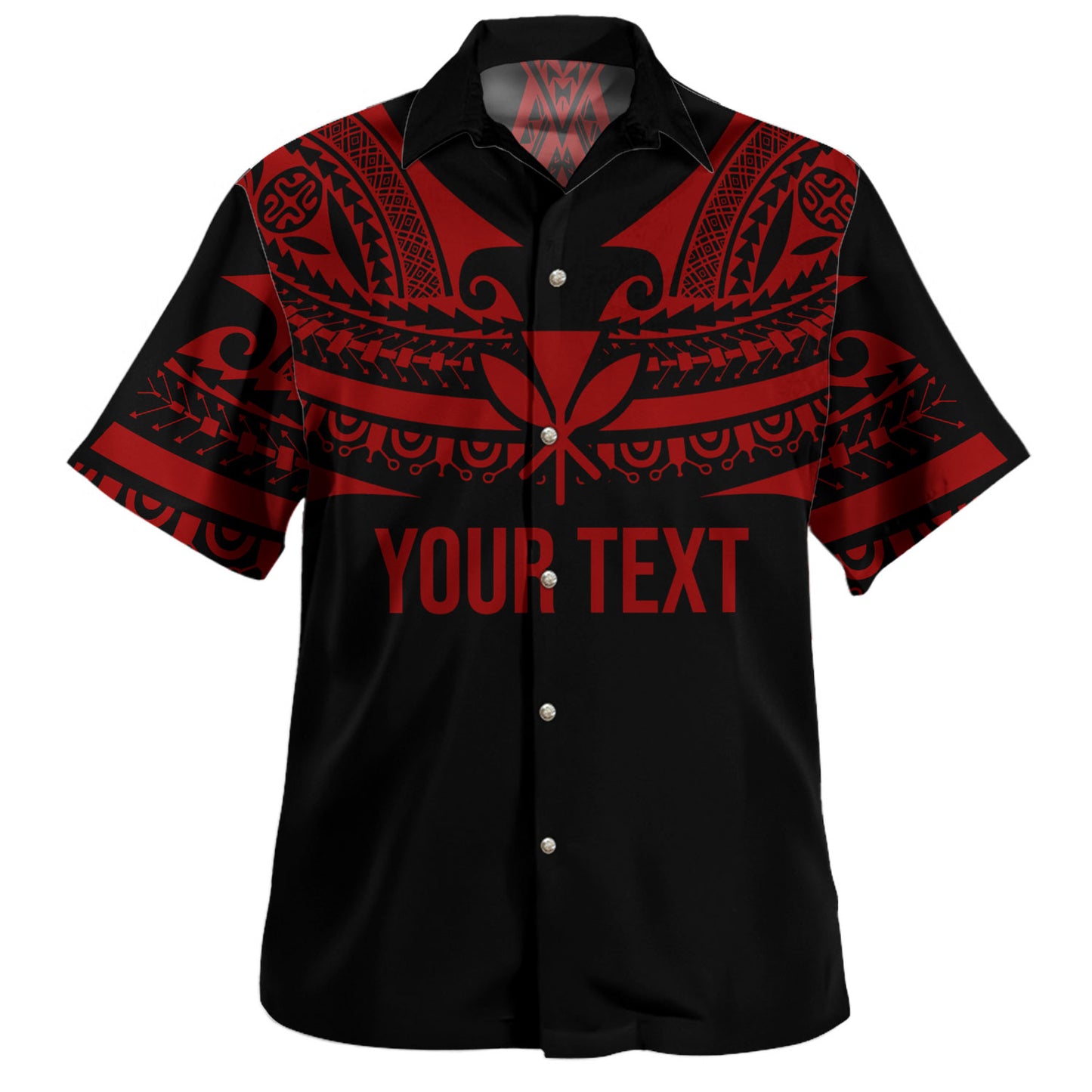 Hawaii Custom Personalised Hawaiian Shirt Polynesian Tattoo Style