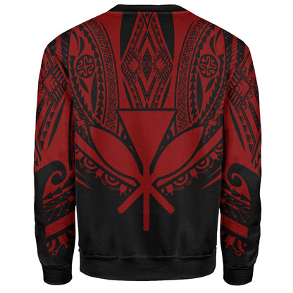 Hawaii Custom Personalised Sweatshirt Polynesian Tattoo Style