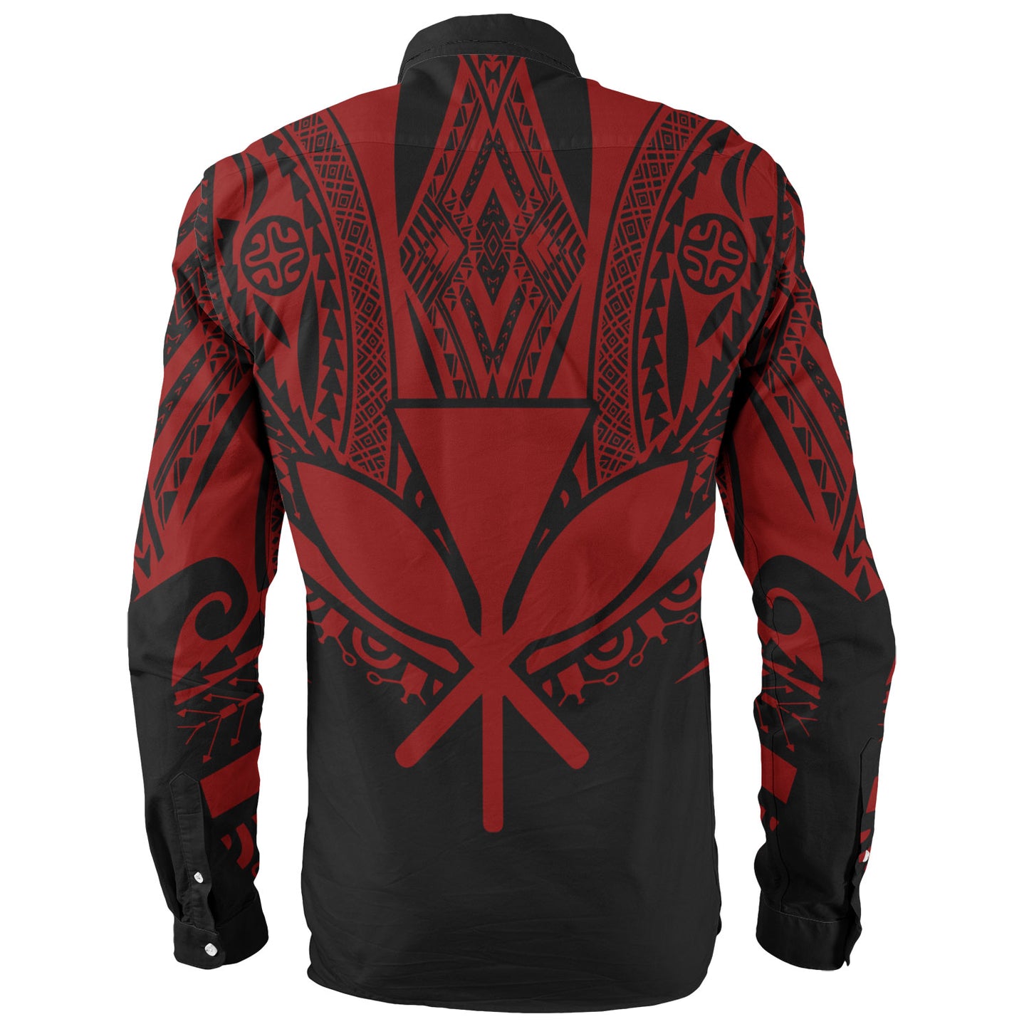 Hawaii Custom Personalised Long Sleeve Shirt Polynesian Tattoo Style