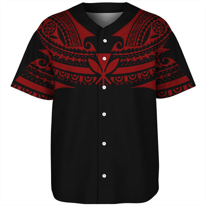Hawaii Custom Personalised Baseball Shirt Polynesian Tattoo Style