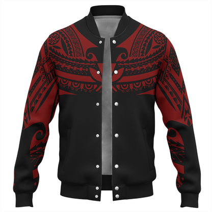 Hawaii Custom Personalised Baseball Jacket Polynesian Tattoo Style