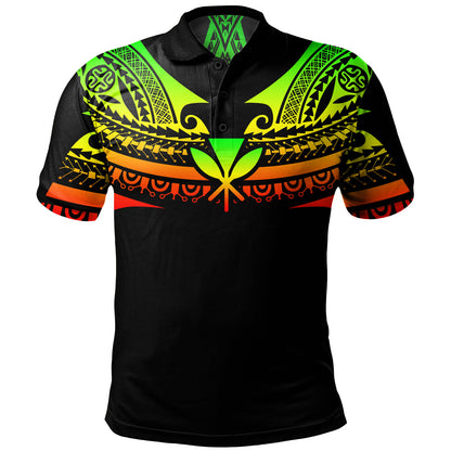 Hawaii Custom Personalised Polo Shirt Polynesian Tattoo Style