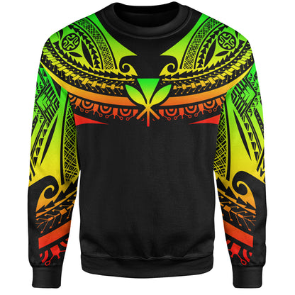 Hawaii Custom Personalised Sweatshirt Polynesian Tattoo Style