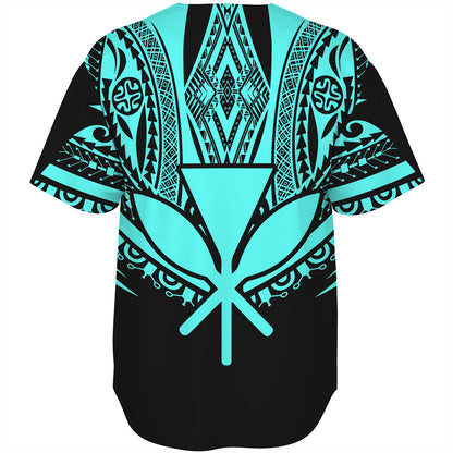 Hawaii Custom Personalised Baseball Shirt Polynesian Tattoo Style